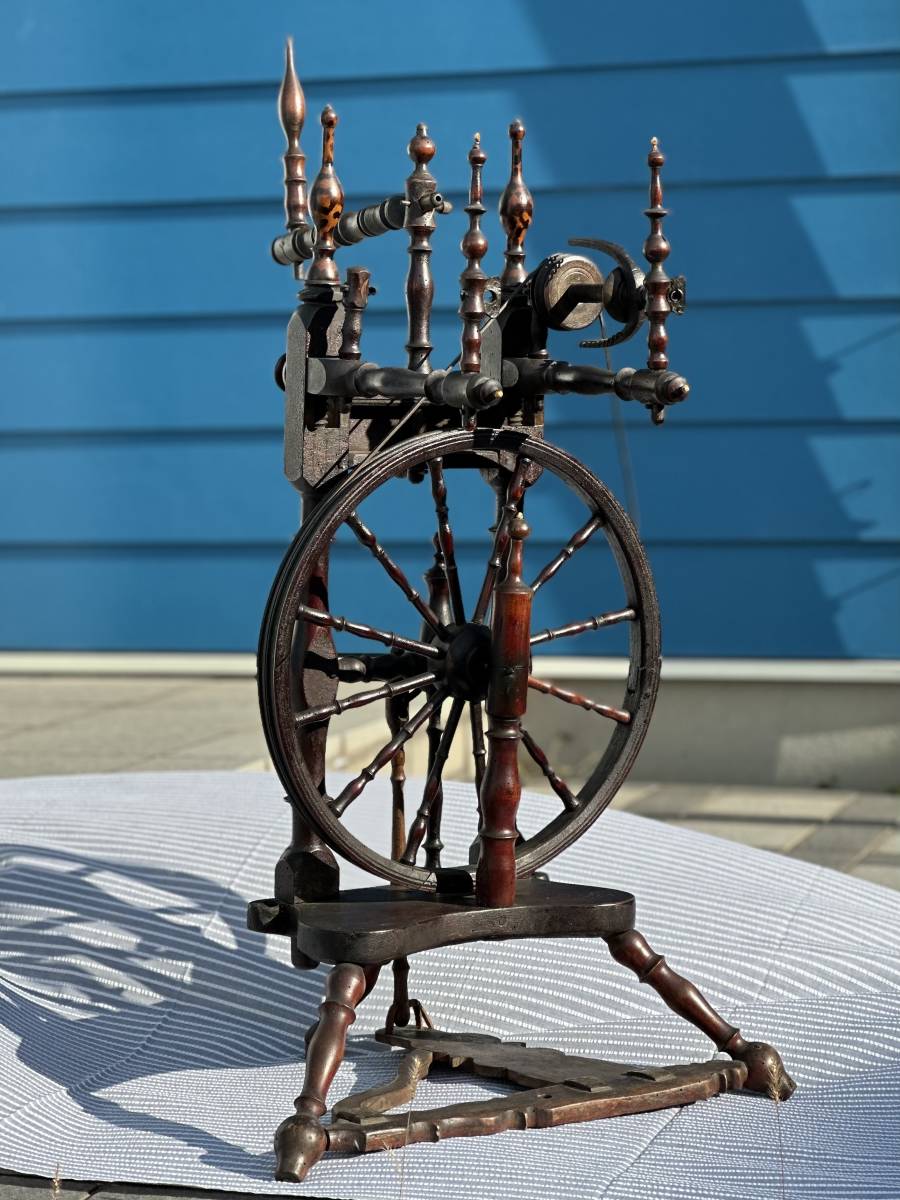 中古 アンティーク 紡ぎ車 糸車 紡毛機 手紡ぎ Vintage Spinning 中古 アンティーク 紡ぎ車 糸車 紡毛機 手紡ぎ Vintage Spinning