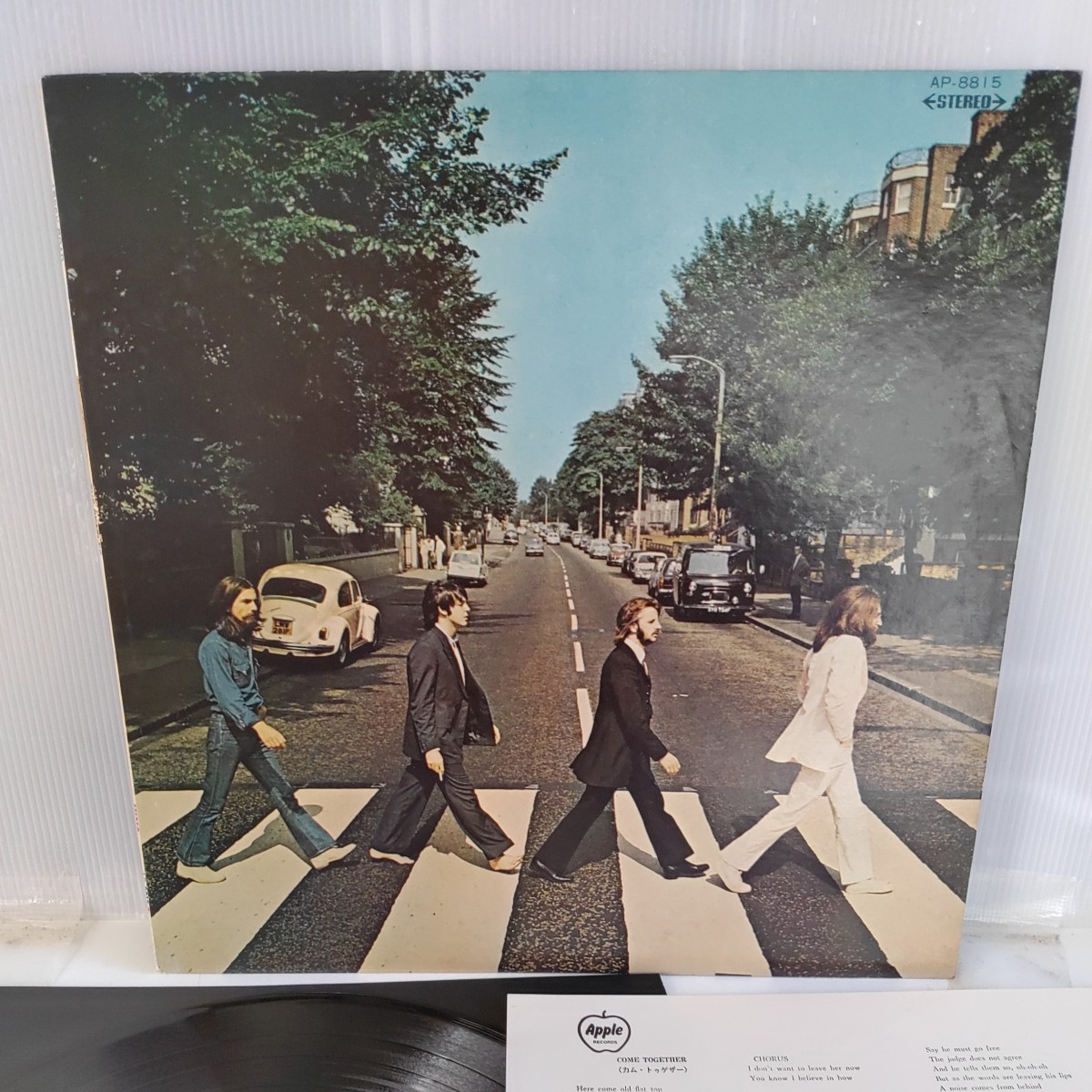 LP/ビートルズ「Abbey Road (AP-8815)」　　ｗｗ１３－３_画像2