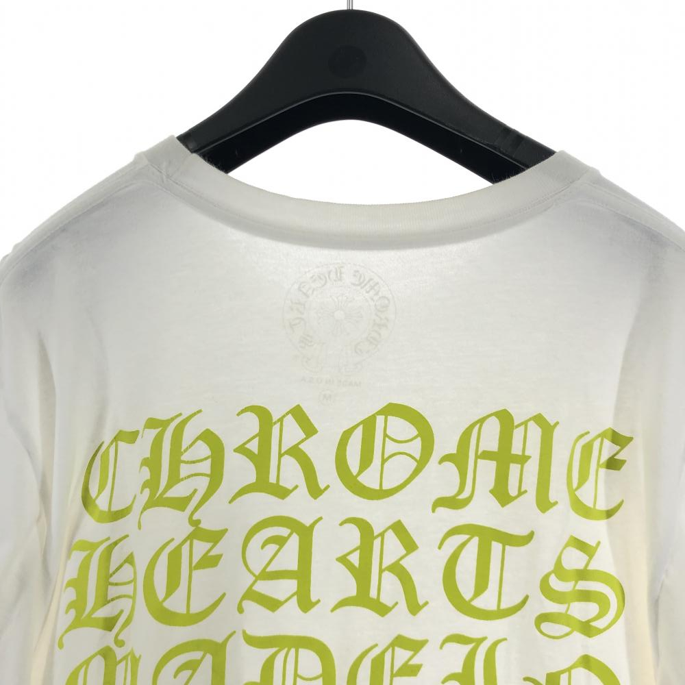 【中古】CHROME HEARTS スクロールラベルプリントTシャツ サイズM ホワイト 2212-304-0787 クロムハーツ[240017602363]_画像8