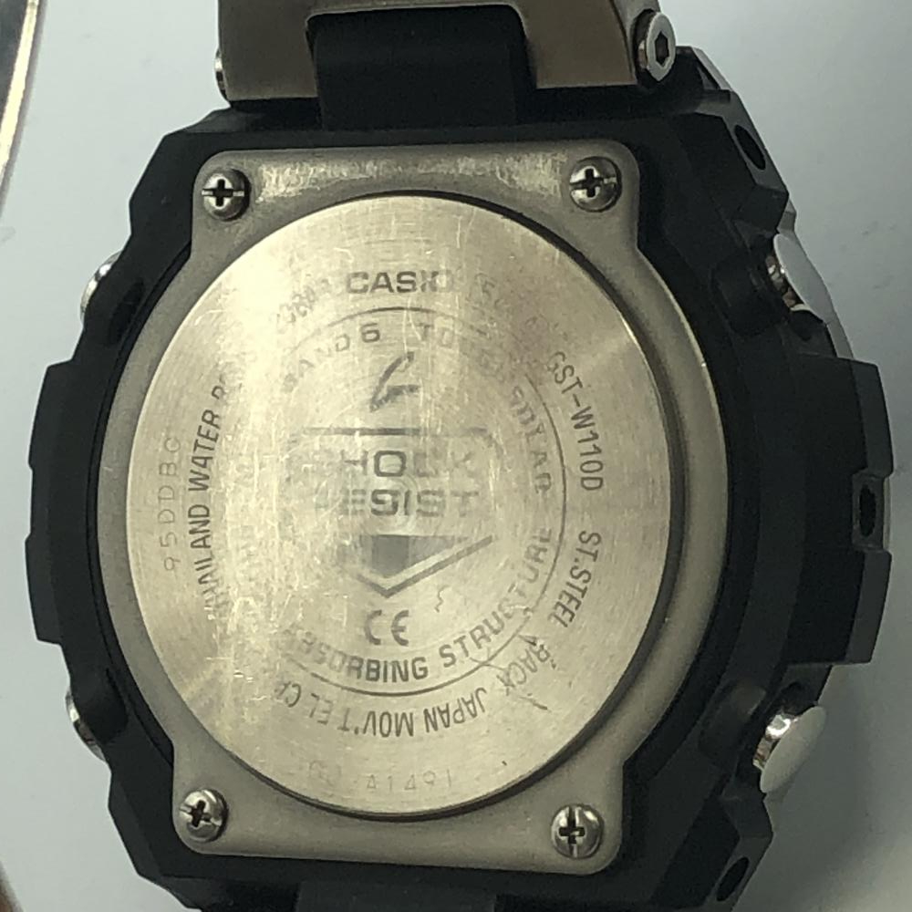 【中古】G-SHOCK GST-W110D-1A9JFジーショック　シルバー　腕時計[240017603207]_画像7