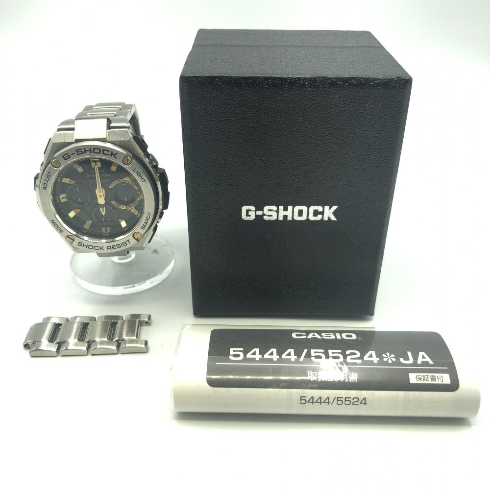 【中古】G-SHOCK GST-W110D-1A9JFジーショック　シルバー　腕時計[240017603207]_画像1