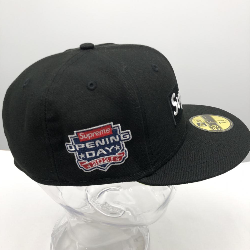 【中古】SUPREME 21FW NO COMP LOGO FITTED CAP ブラック シュプリーム[240017602864]の画像3