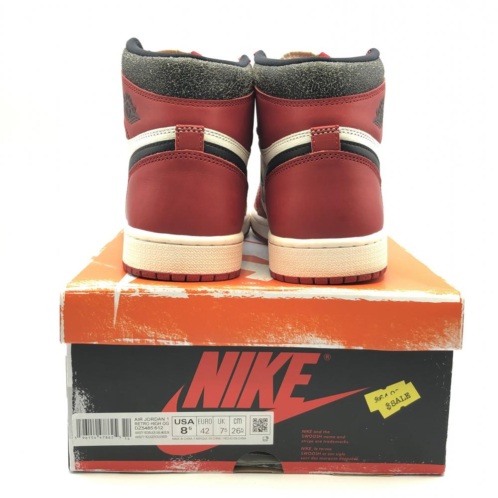 【中古】NIKE AIR JORDAN 1 RETRO HIGH OG Lost&Found Chicago サイズ26.5cm DZ5485-612 ナイキ エアジョーダン 1 レトロ ハ[240017602788]_画像3