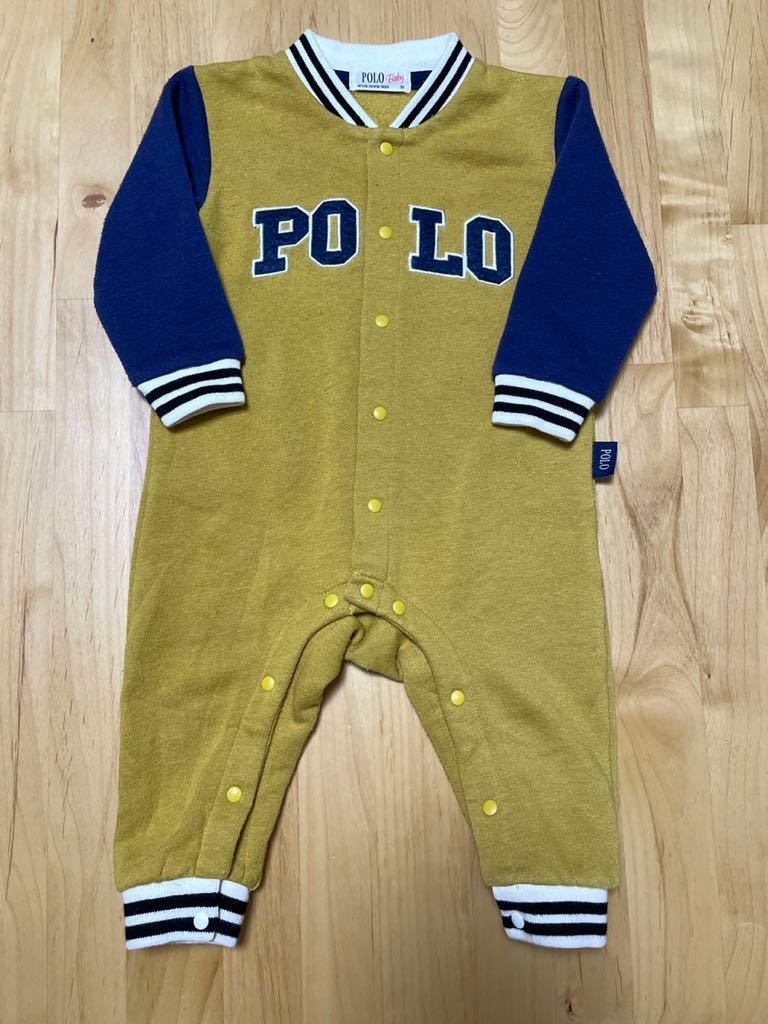 POLOBaby ポロベビー　ロンパース 長袖 ベビー 男の子 カバーオール つなぎ_画像1