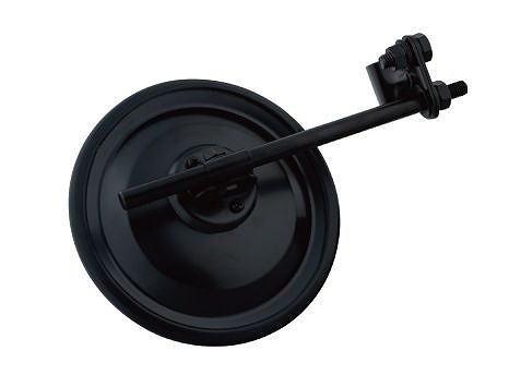  high speed mirror back Schott Ver.15 200φ black round flat surface 501572 truck 