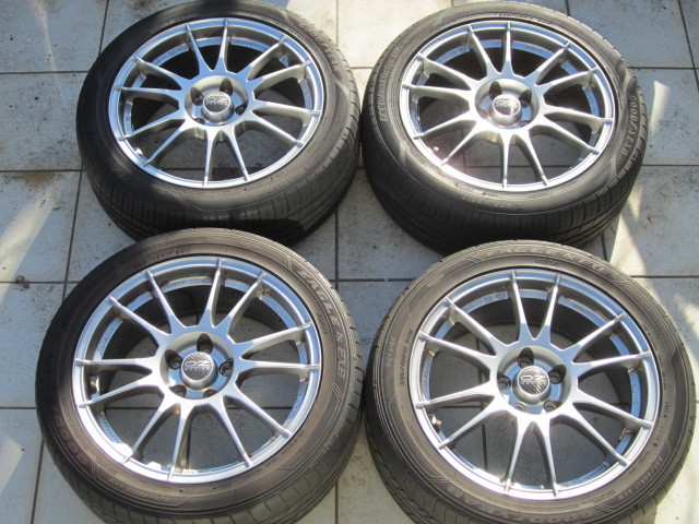 OZ ウルトラレッジェーラ 17×7.5J 5H PCD108 アルミホイール＋タイヤ４本セット ボルボ プジョー_画像1