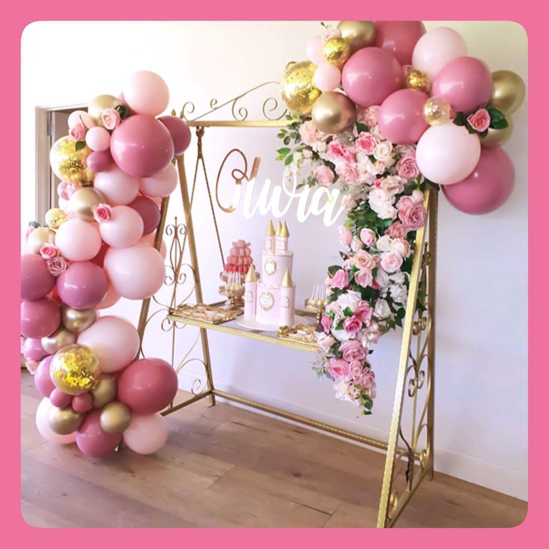 ピンク 風船バルーン 誕生日　結婚式 パーティ★豪華セット会場 装飾　冬イベント_画像2