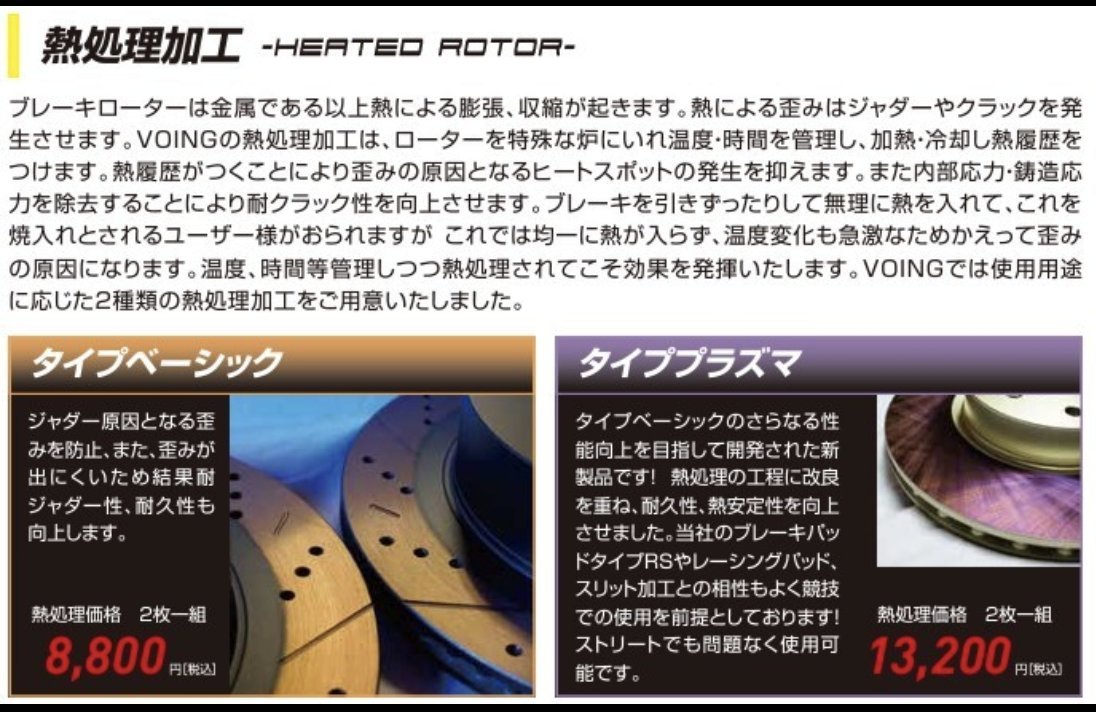 ポルシェ カレラカップモデル GTO Z15A NA・16インチホイール(ディスク径296mm) フロント スリット ブレーキローター_画像4