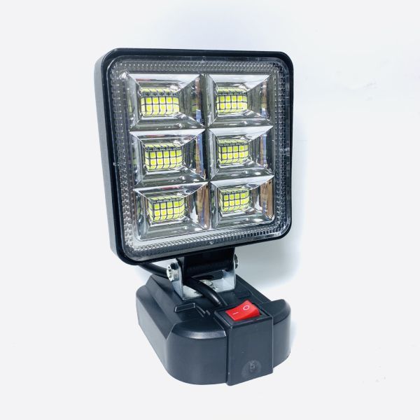 LED 48個 マキタ 18V 14.4V バッテリー 互換 6500lm LEDライト 投光器 ランタン_画像1