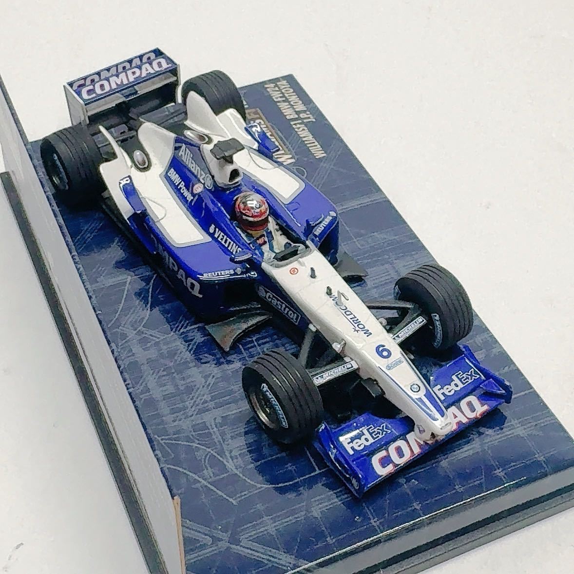 【S2】1/43 Minichamps WILLIAMS F1 TEAM WILLIAMSFI BMW FW 24 J.P. MONTOYA ミニチャンプス ウィリアムズ _画像4