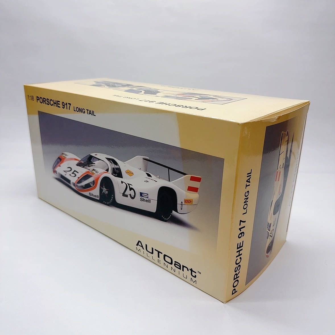 【K1】1/18 AUTOart 87082 PORSCHE 917 LH 24HRS LEMANS 1970 VIC ELFORD #25 ポルシェ ルマン オートアート _画像9