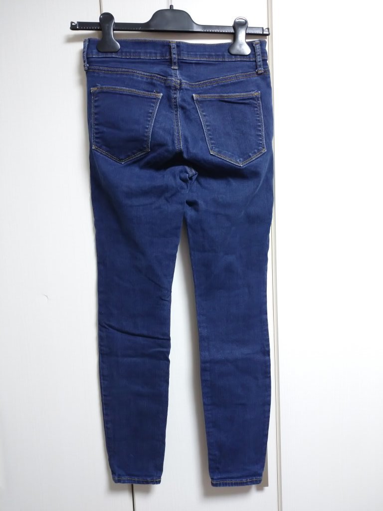 GAP デニムパンツ ボトムス ジーパン レディース 26 REGULAR TRUE SKINNY 紺 2 240894-00 ZEOGIIKY_画像4