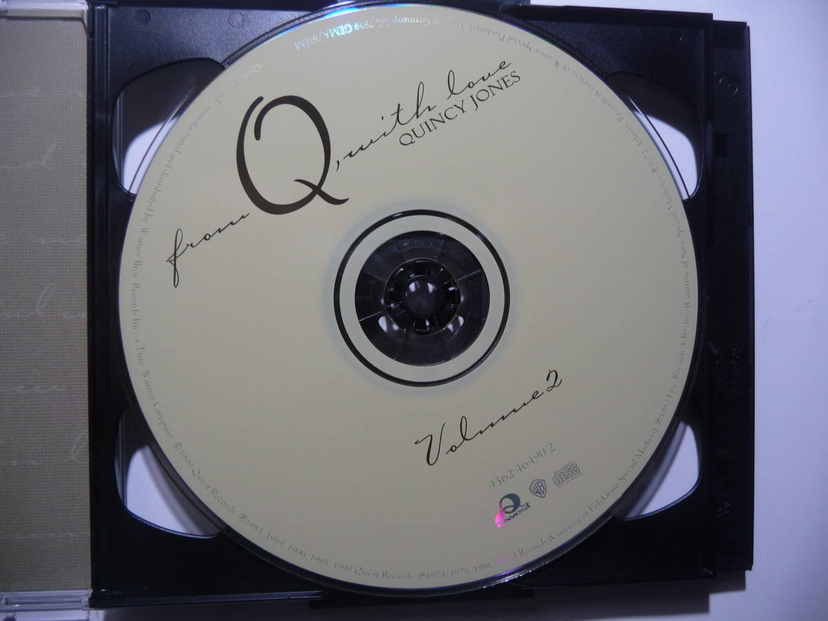 ★2枚組/Quincy Jones/クインシー・ジョーンズ /From Q With Love/名曲満載オススメです！_画像4