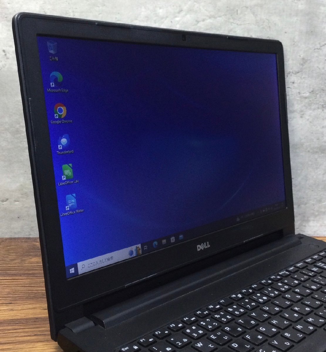 1円～ ●DELL LATITUDE 3560 / Core i5 5200U (2.20GHz) / メモリ 4GB / HDD 500GB / 15.6型 HD (1366×768) / Windows10 Pro 64bit_画像2