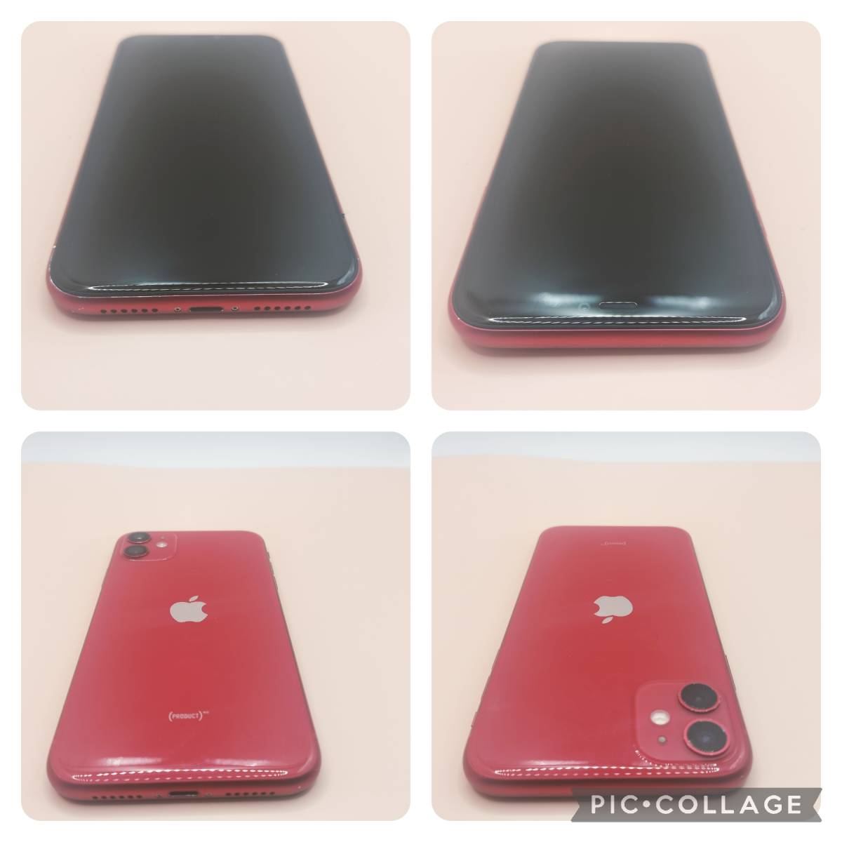 iPhone 11 RED 64GB SIMフリー バッテリー新品交換-