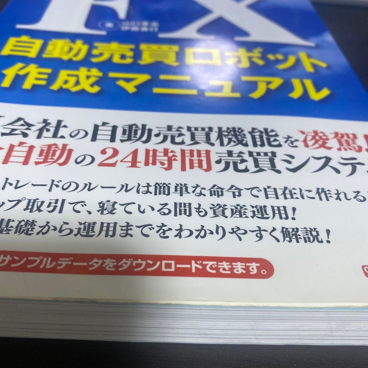 ＦＸ自動売買ロボット作成マニュアル　無料ツール「メタトレーダー４」で作る最強のＦＸトレードシステム 山口孝志／著　伊藤善行／著