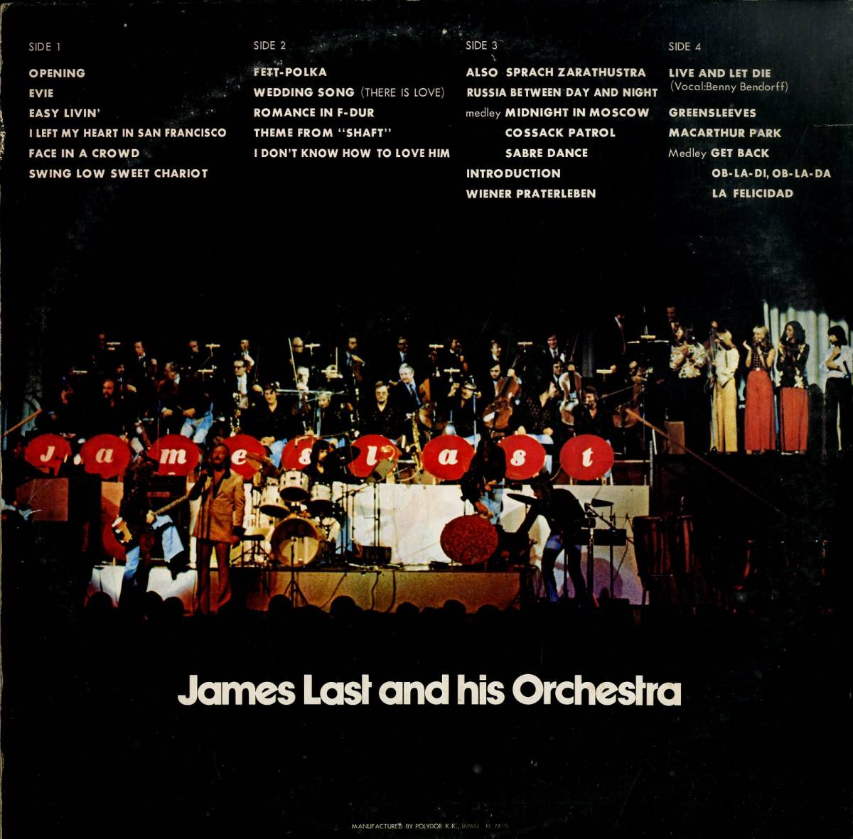 A00496126/LP2枚組/ジェームス・ラスト・オーケストラ「James Last Live」_画像2
