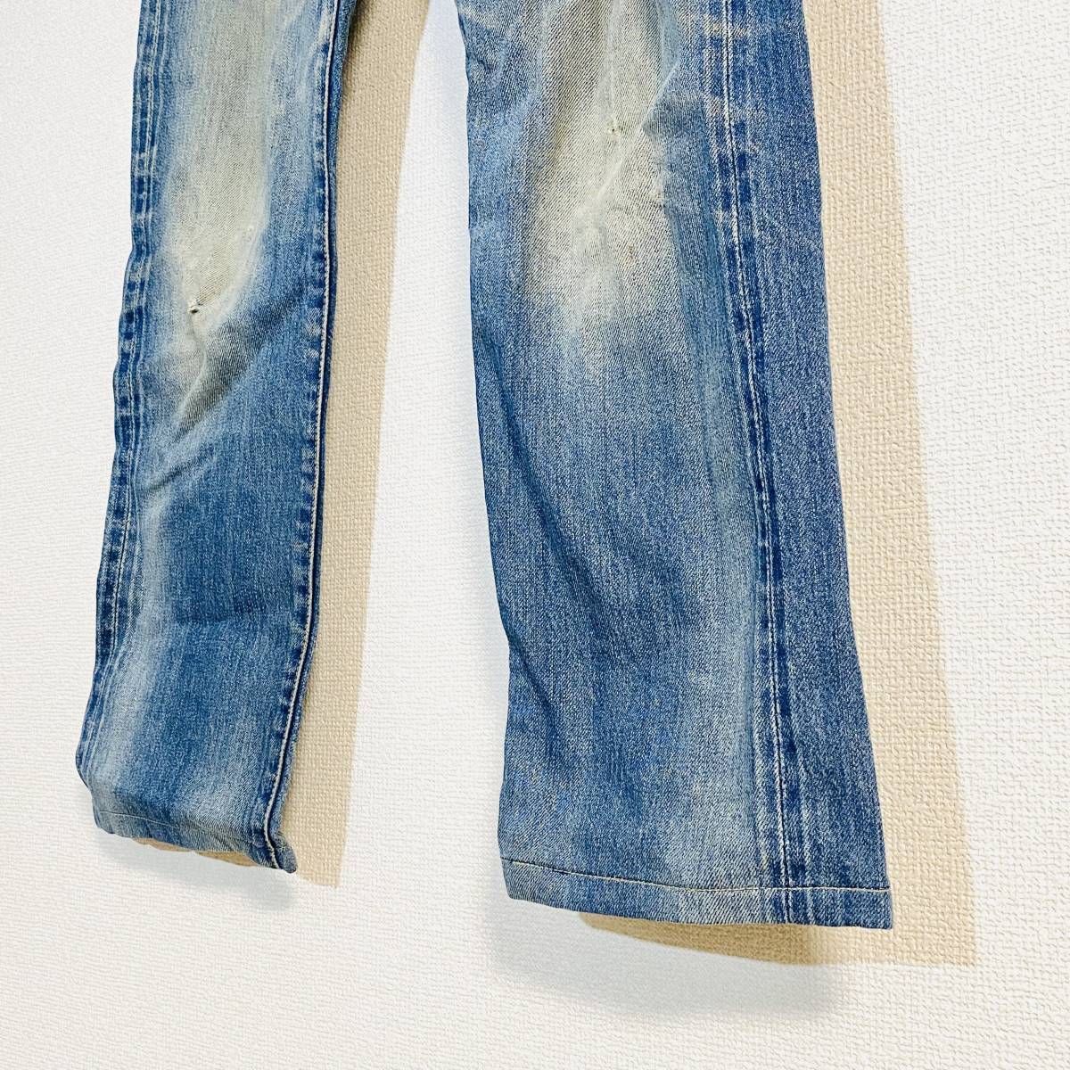 USED】HYSTERIC GLAMOUR スタッズ ストレート デニム 30 USED】HYSTERIC GLAMOUR スタッズ ストレート デニム 30