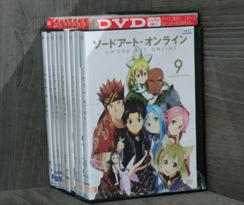 ソードアート・オンライン 全9巻セット DVD※同梱12枚迄OK！4a-1831_画像1