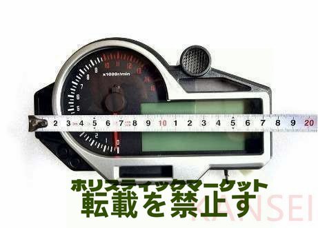 TKOSM オートバイデジタル アナログメーター モンキー～大型バイクまで～(配線図付き)_画像3