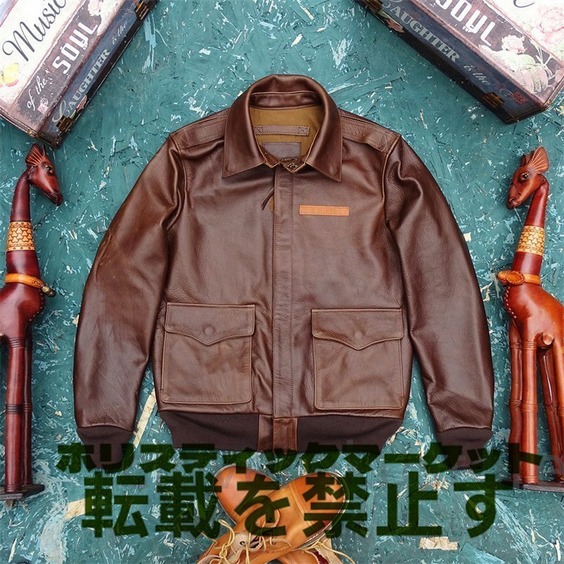 新品 A2 フライトジャケット メンズ ジャケット 1.8mm 新品 A2 フライトジャケット メンズ ジャケット 1.8mm