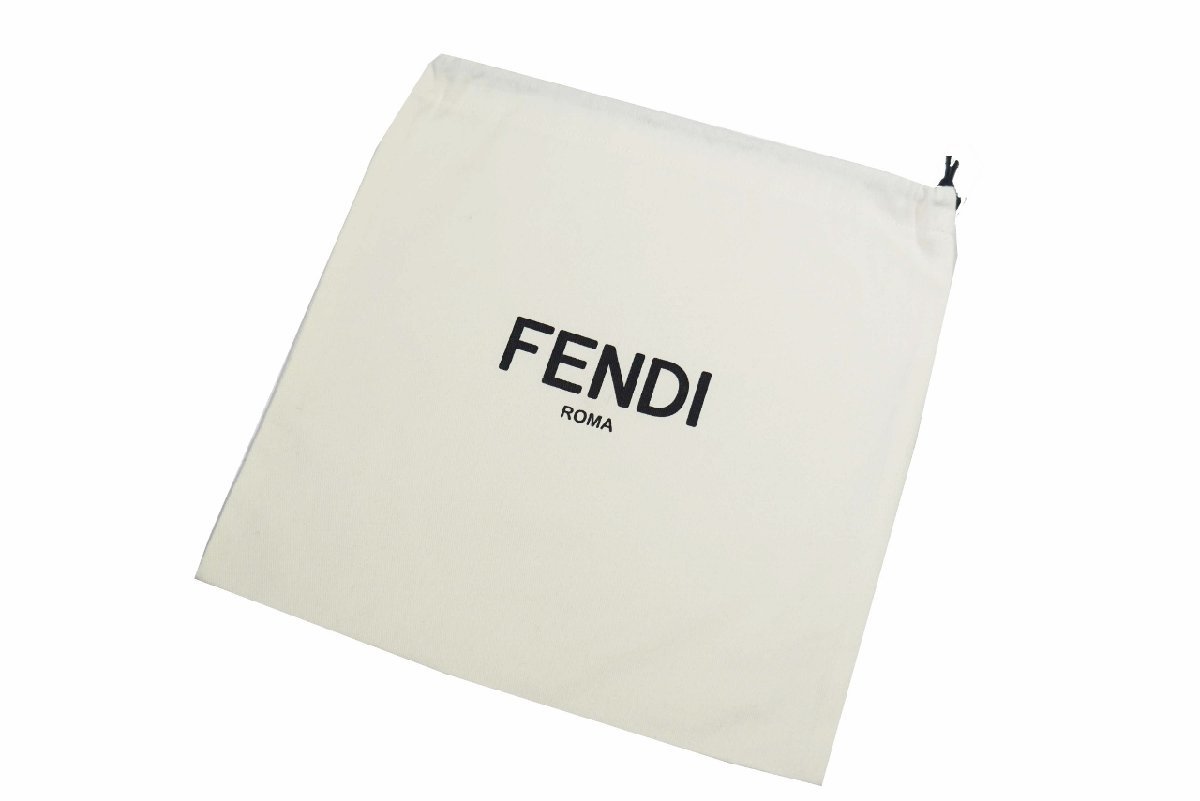 K546.. FENDI フェンディ ニットキャップ ビーニー ニット帽 バケット FF ロゴ イタリア製 FXQ938ANB1F0QD3 新品 ★ グレー_画像10