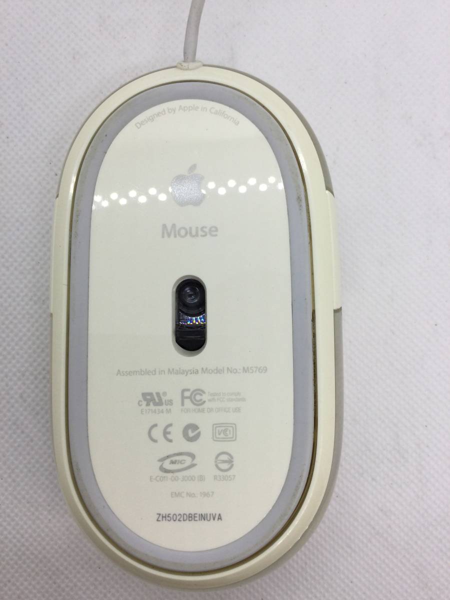 ◇Apple アップル マウス M5769 有線 動作確認済み　【F2】_画像3