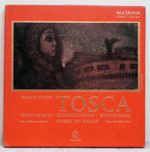 プッチーニ「トスカ」 カラヤン 米RCA SORIA LDS7022 2LP箱 高音質録音_画像1