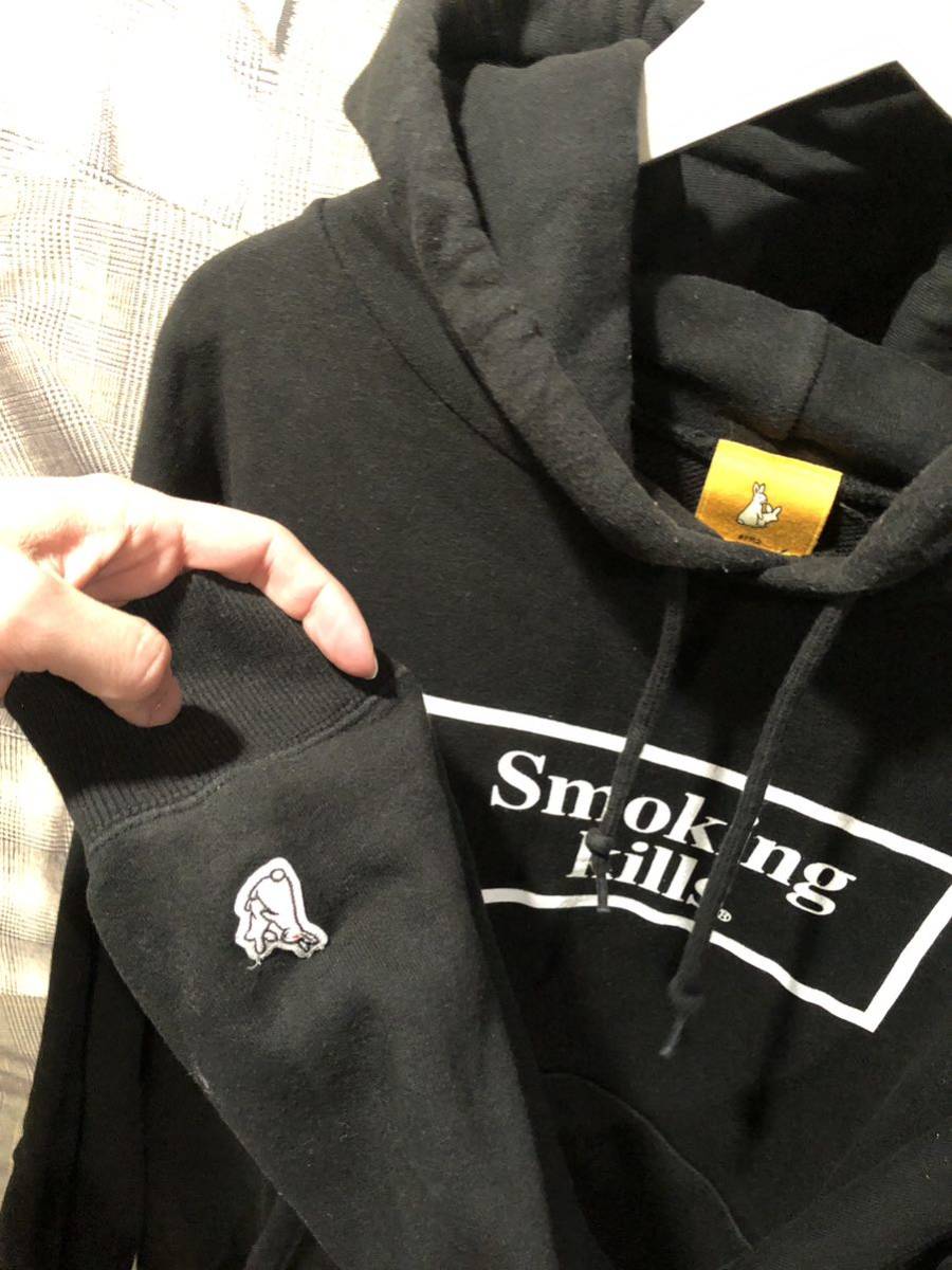 FR2 エフアールツー Smoking kills Hoodie パーカー サイズXL ブラック　FK_画像4