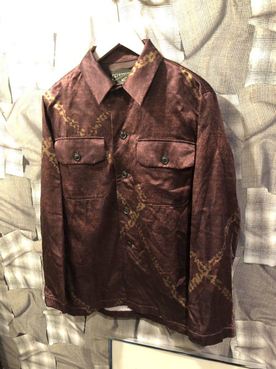 PHOTOCOPIEU フォトコピュー UTILITY SHIRT NORA 長袖シャツ レディース サイズ36 マホガニー　FK_画像1