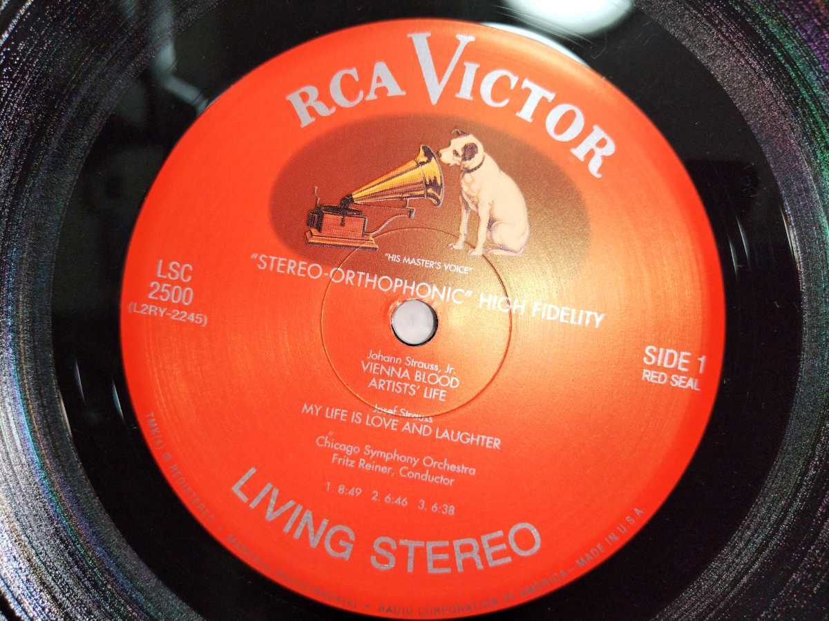 重量復刻盤 RCA LSC2500 ライナー・シカゴ響 / Strauss Waltzes LIVING STEREO 影犬盤_画像3