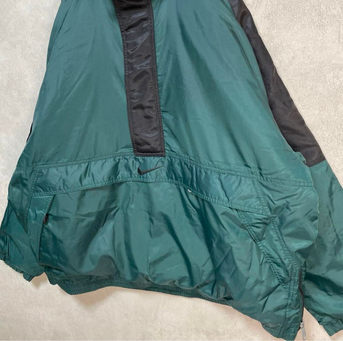 NIKE ナイキ  アノラック 中綿 ナイロンジャケット  90s 古着 希少品 ビッグスウォッシュ オーバーサイズ