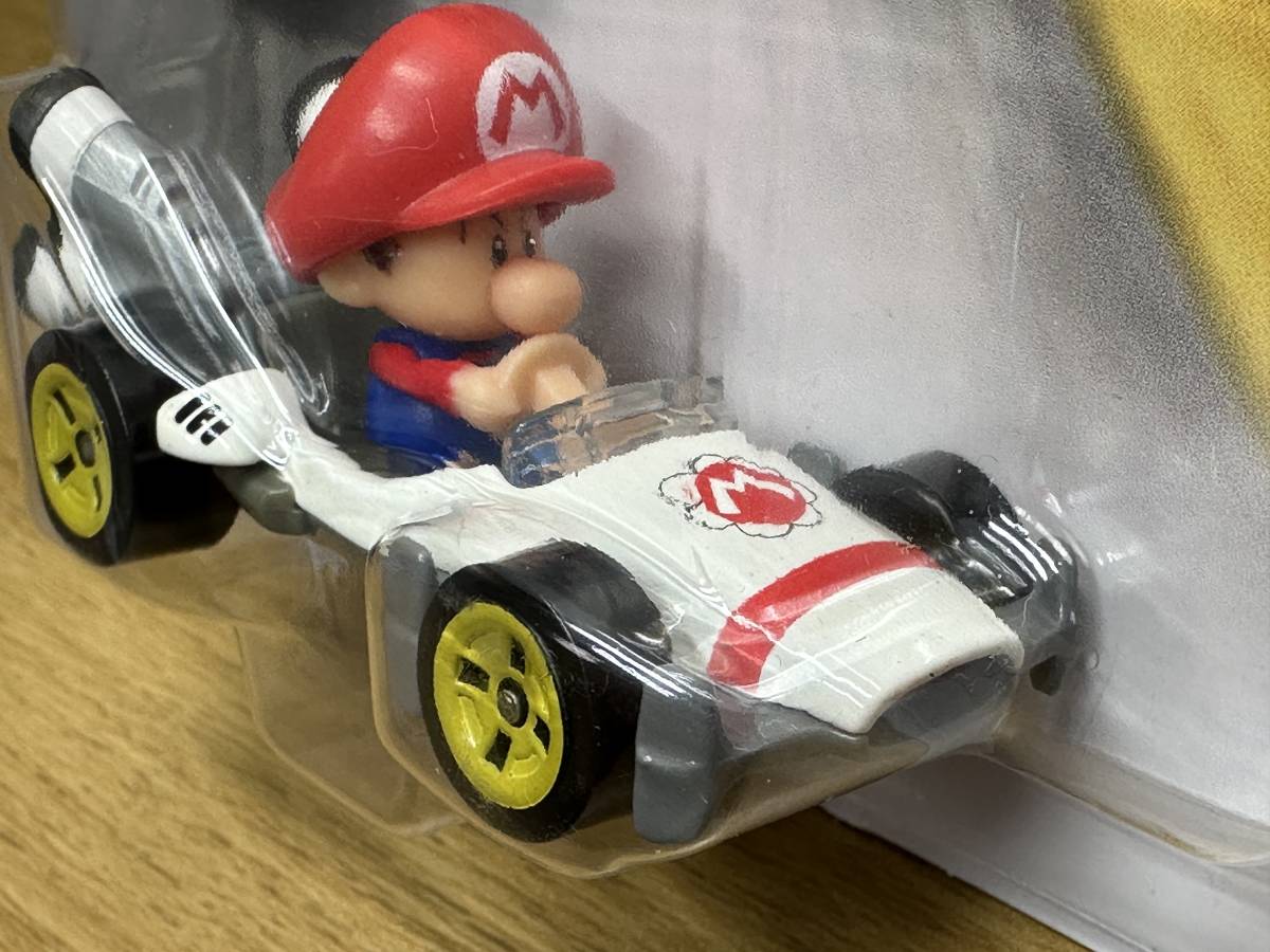 ホットウィール マリオカート ベビーマリオ Bダッシャー Bダッシュ ※カード傷みあり_画像3