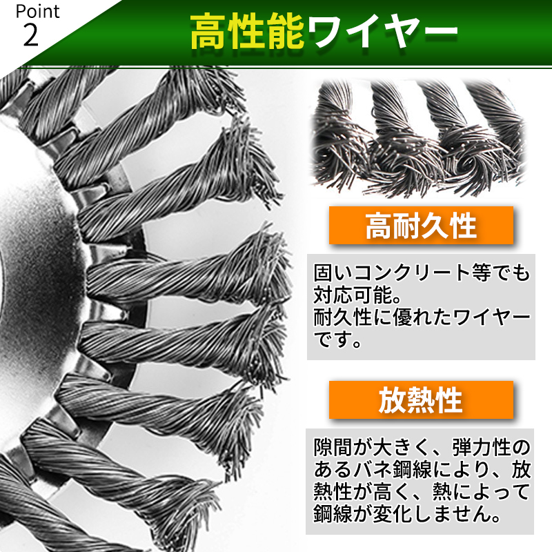 草刈機 草刈り機 刈払機 ヘッド 充電式 背負い式 雑草 スチール ワイヤー 刃 除草 電動 チップソー 替刃 雑草 ブラシ 草取り カッター 部_画像3