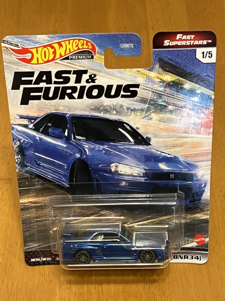 ☆マテル ホットウィール ワイルドスピード 5種セット☆　Hot Wheels FAST&FURIOUS ワイスピ BNR34 A90Supra S2000_画像2