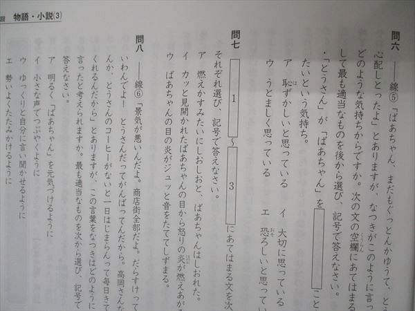 VS05-007 四谷大塚 小6年 予習シリーズ 入試実戦問題集 有名校対策 国語 下 未使用 240617-9 06m2B_画像4