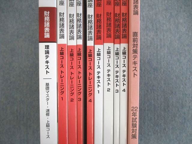 VS01-093 TAC 税理士講座 上級コース 財務諸表論 テキスト/トレーニングなど 2022年合格目標 未使用品 00L4D_画像3