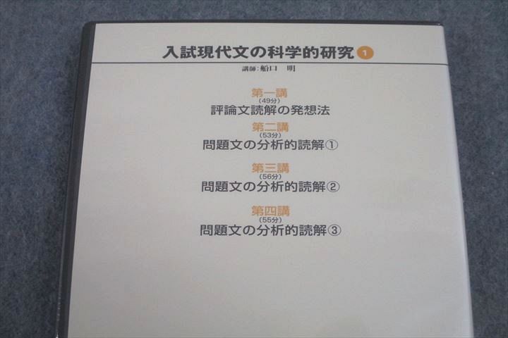 VU26-033 日本インターアクト 国語 入試現代文の科学的研究 テキスト 未使用 2006 DVD3巻付 船口明 54m0D_画像6