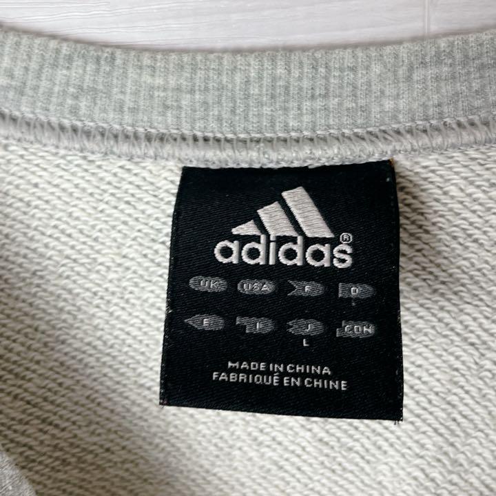  Adidas flocky Logo тренировочный футболка обратная сторона ворсистый нет б/у одежда L