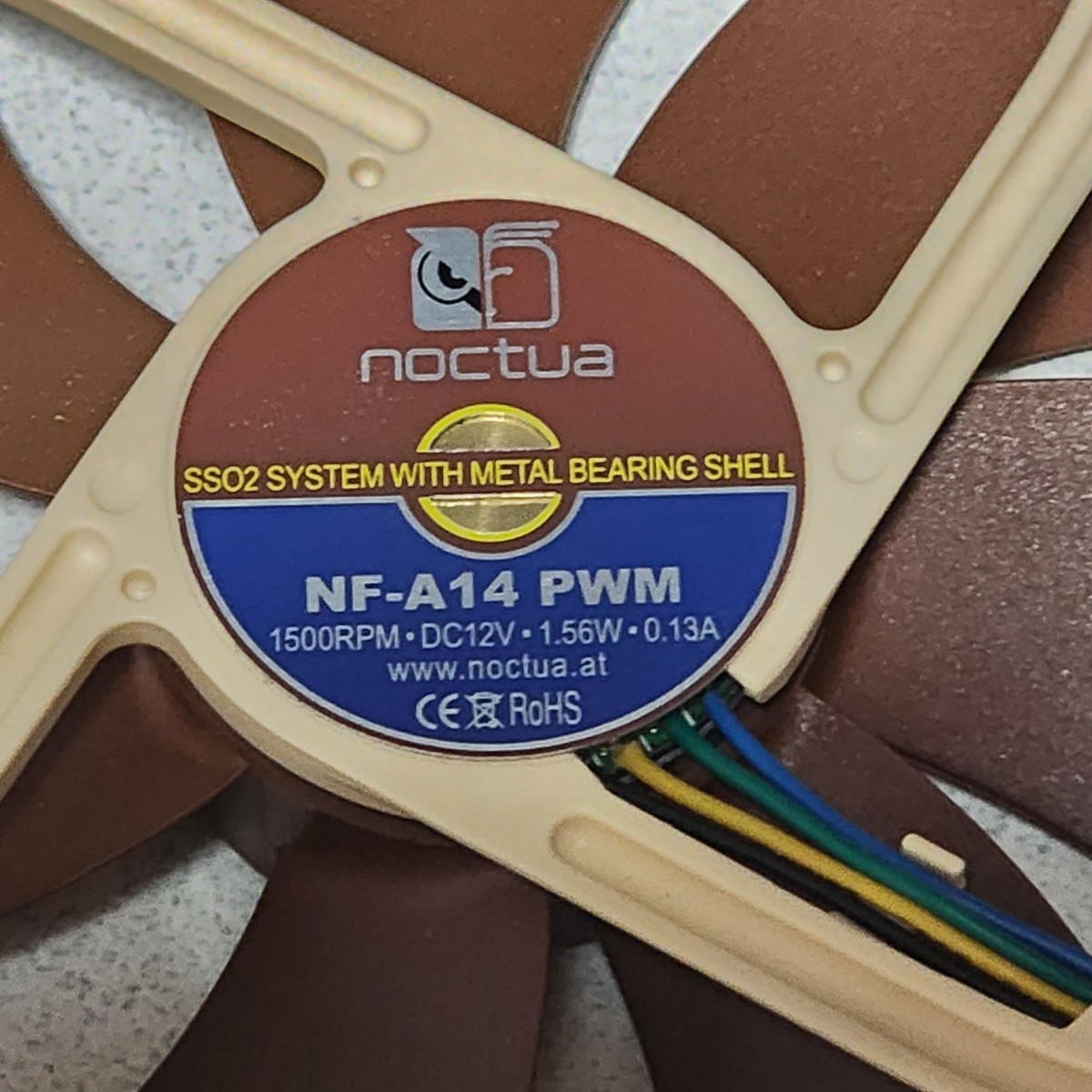 【送料無料】Noctua NF-A14 PWM 140mm 静音ファン 3個セット 動作確認済み PCパーツ (3)_画像5