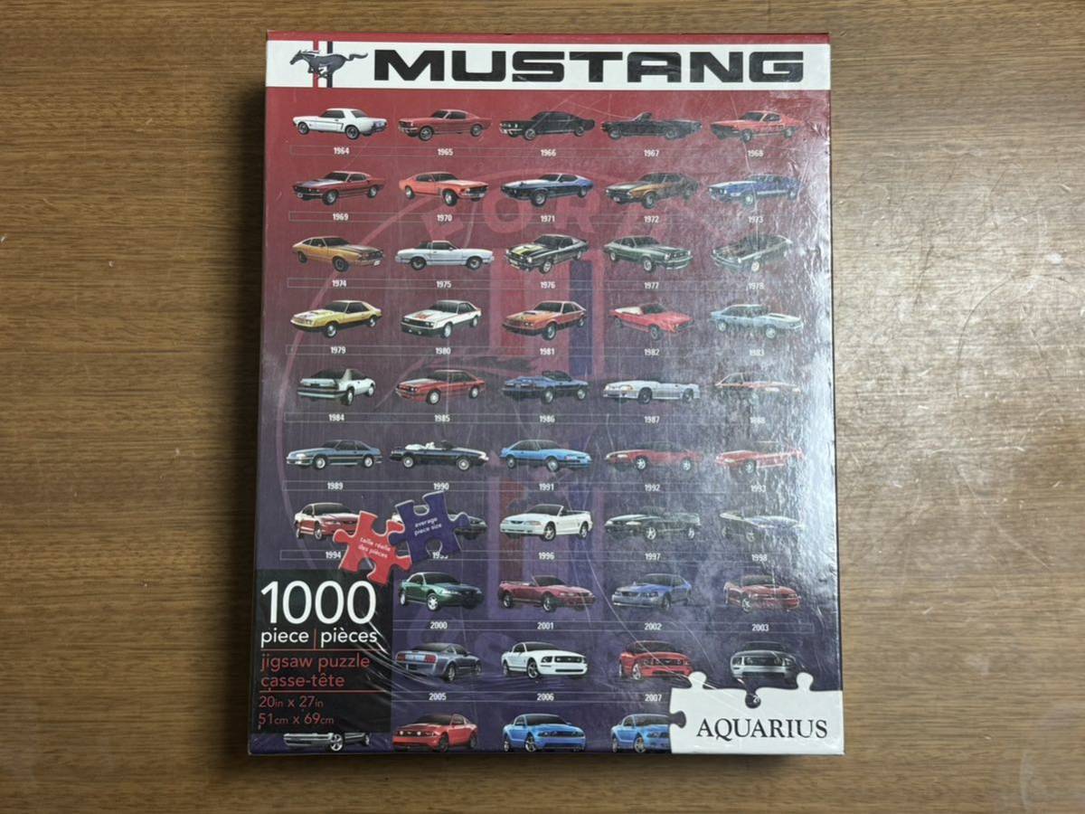 新品　ジグソーパズル　Ford mustang マスタング　1000ピース_画像1