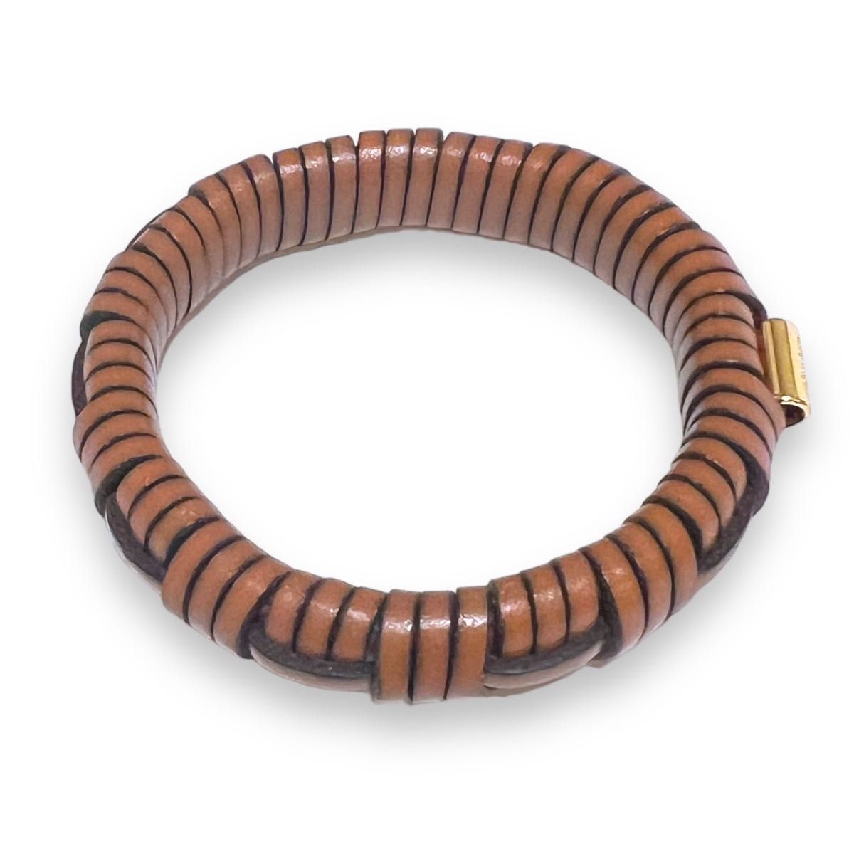 LOEWE ロエベ ウーブン バングル ブレスレット レザー|Yahoo LOEWE ロエベ ウーブン バングル ブレスレット レザー|Yahoo