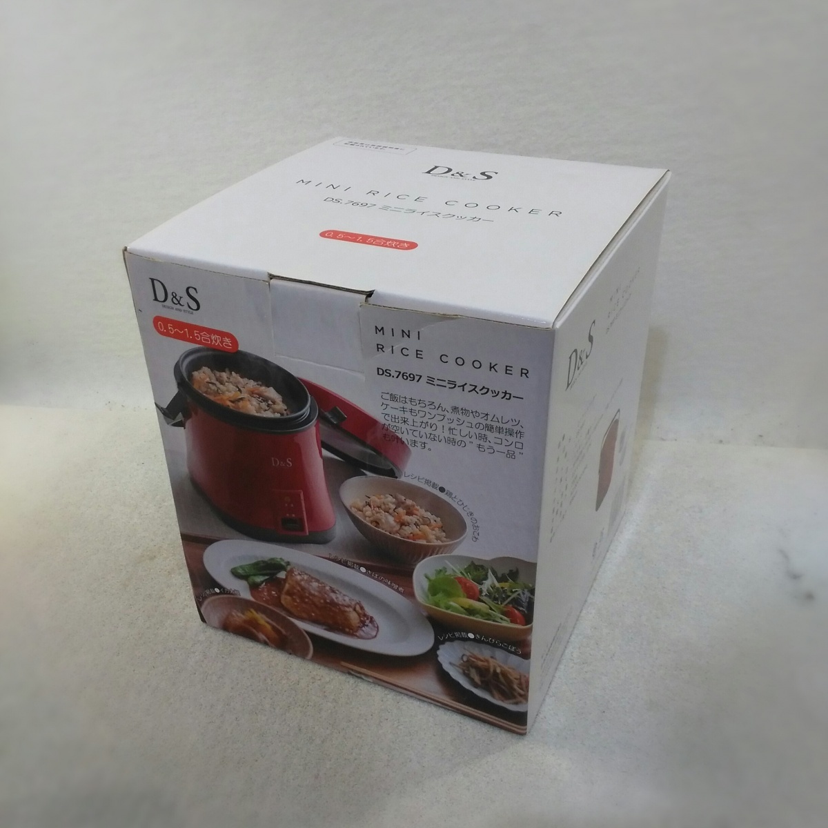 [ не использовался товар ]D&Sti- and es Mini рис кухонная утварь DS.7697 красный ..0.5~1.5... лопатка есть оригинал рецепт есть 
