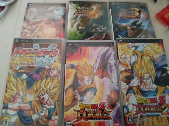 ドラゴンボールZ 真武道会 タッグバーサス PSP 6本まとめ売り　動作品_画像1