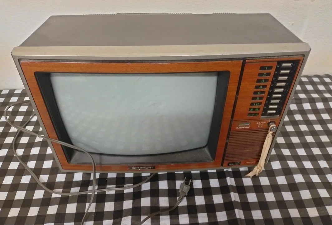 National ブラウン管テレビ C14-460 82年製_画像2