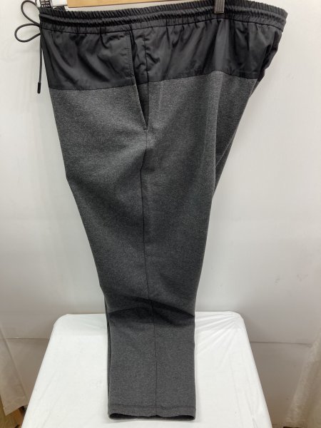 大きいサイズ　２トーン　スリムジョガーパンツ　ウエストイージー　ストレッチ　XL　W約92cm～106cm　グレィ　ZARA★中古品未使用格安！_画像3