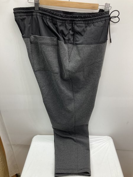 大きいサイズ　２トーン　スリムジョガーパンツ　ウエストイージー　ストレッチ　XL　W約92cm～106cm　グレィ　ZARA★中古品未使用格安！_画像4