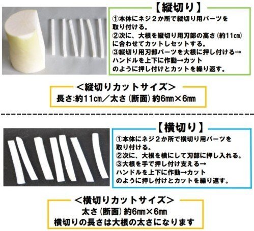 ■業務用　切干大根用スライサー　ハンドル手動式　大根　切干_画像3