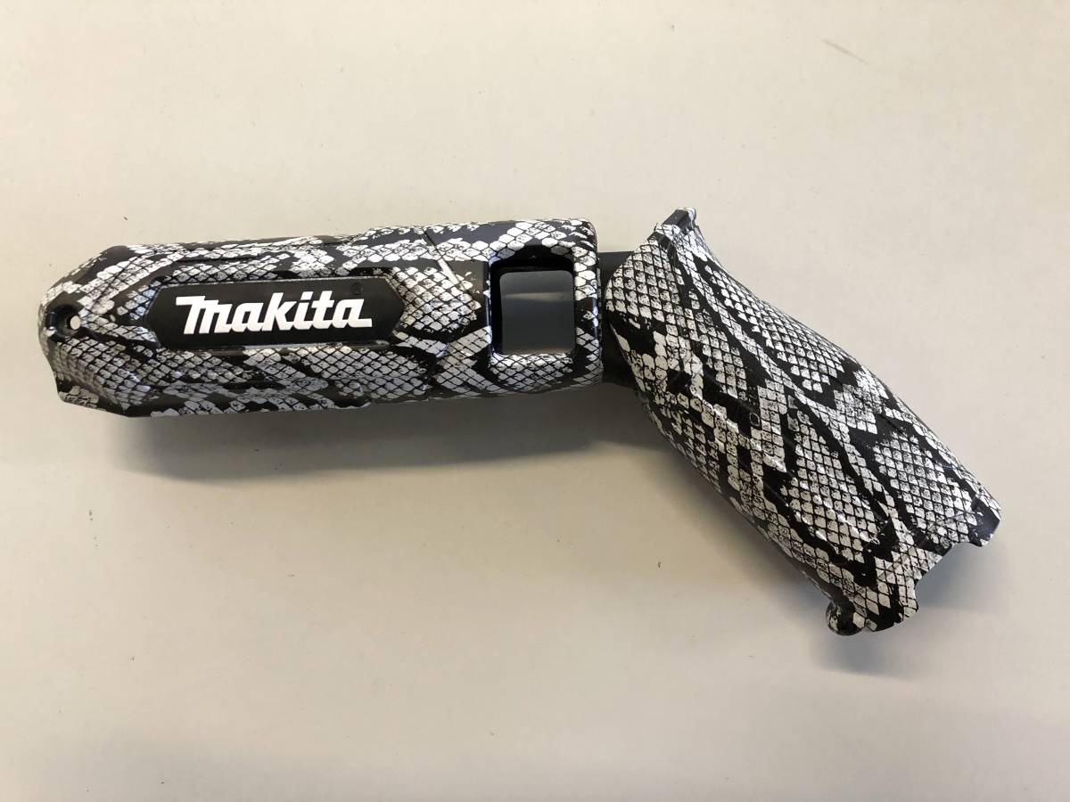 マキタ　makita ペンインパクトドライバー　TD022　カスタムハウジング（外装）　スネーク柄　艶消し仕様　新品