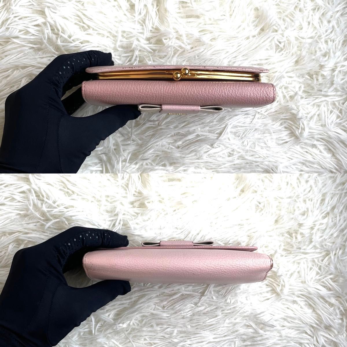 独特な 【送料無料】 miumiu レディース【ミュウ がま口 バイ 独特な 【送料無料】 miumiu レディース【ミュウ がま口 バイ